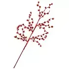 Red Glitter and Sequin Berry Sprays 4 Foam Sprays