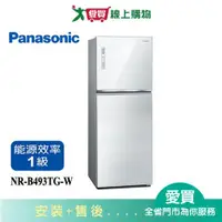 在飛比找蝦皮商城優惠-Panasonic國際498L無邊框玻璃雙門變頻電冰箱NR-