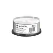 GA58458 VERBATIM - 43749 - BLU RAY,BD-R DL,50GB,6X,SPINDLE ,25 PACK PRINTABLE