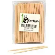 Karlash Small Wax Sticks Wood Spatulas Applicator for Hair Eyebrow (Pack of 300)