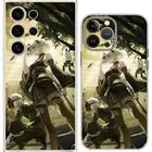 YoRHa 2 Type B NIER Automata Kitsune Case Cover Silicone / Shockproof / MagSafe