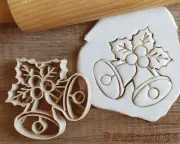 Bell Bells Tree Christmas Cookie Cutter Pastry Fondant Dough Santa Claus