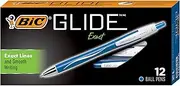 BIC Atlantis Exact Retractable Ball Pen, Fine Point (0.7 mm), Blue, 12-Count (packaging may vary)
