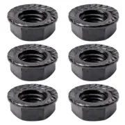 Sprocket Seal Nut M8 Hex Nut Black Central Screw Crank M8 Hex Nut Steel