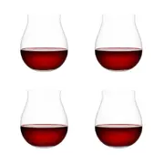 Plumm Set of 4 Steamless B+ Wine Glasses 670ml 23X23X14cm Red