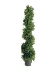 National Tree Company 48in Juniper Slim Spiral Tree with Pot