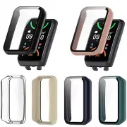 For Oppo Band 2 Smartwatch Hard PC Glass Full Screen Protector Case Cover Bumper