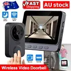Auto Recording 4.3" Bluetooth Video Intercom Wireless Door Bell Camera Monitor