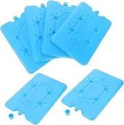CONGARTENO Lunch Boxes Cool Packs 6 Pack Ice Box Reusable Ideal for Breastmilk Bottle Camping Picnic