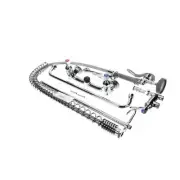 T&S Brass B0133ADF16B Easyinstall PreRinse Unit: 8 Wall Mount