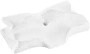 Luxdream Memory Foam Contour Pillow Cervical Pillow Orthopedic Slepping Pillow Relief Neck Shoulder Pain Ergonomic Support for Back Stomach Side Sleeper Dark Grey