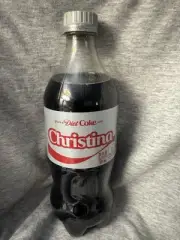 Share A Coke with Christina 2025 Personalized Gift Coca Cola Bottle 20oz Diet