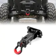 WSAYS 2" Shackle Hitch Receiver + Front Hitch Mount For Polaris Ranger XP 1000