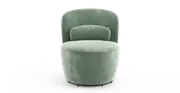 Brosa Ada Swivel Accent Chair Russian Sage