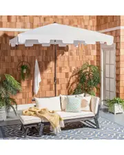 Safavieh Zimmerman 7.5 Ft Square Market Umbrella