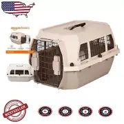 Durable Hard-Sided Dog and Cat Travel Carrier with Ventilation - 23.6L x 15.7W