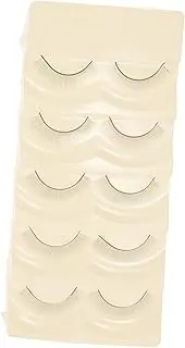 SOESFOUFU Lash Training Kit 5 Pairs Practice Lash Strips for Eyelash Extensions Supplies
