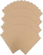 TEHAUX 45 Sheets Planner Inserts Loose Leaf Paper Refills for Binder Blank Journal Inserts with Artistic Designs and Flexible for Home Office Travel