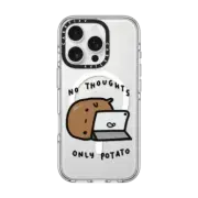 iPhone 16 Pro Clear Case MagSafe Compatible no thoughts by sad potato club