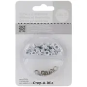 We R Memory Keepers WR422-20 Eyelets & Washers Standard-White 70/Pkg