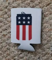 Miller Lite Patriotic USA American Flag 12 oz Beer Can or Bottle Koozie New