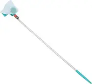 Garneck Small Pool Vacuum Inflatable Outdoor Pond Cleaner Efficient Leaf Debris Removal Blue