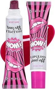 DAGEDA Peel Off Lip Stain, Matte Finish Tattoo Lip Gloss, Lip Stain Peel Off, Lip Tint Transfer Proof and Waterproof Tattoo Magic Color Lip Liner, Non Stick Color Peel Off Lip Mask - 01