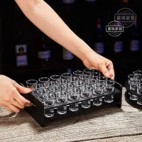 在飛比找蝦皮購物優惠-Shot杯 杯架 子彈杯 木架組 烈酒杯 亞克力杯架 雞尾酒