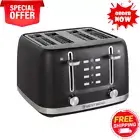 West Bend Toaster 4 Slice Extra-Wide and Deep Slots with 3 Functions and 7 Sh...