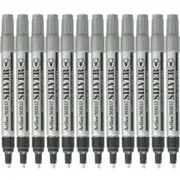 Artline 900XF Paint Marker Bullet Tip Nib 2.3mm Metallic Silver Box 12