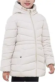 [Rokka&Rolla] Girls' Water-Resistant Long Puffer Jacket Winter Coat