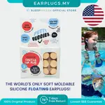 🇺🇸 美國 PUTTY BUDDIES 浮動耳塞,3 對米色可塑矽膠游泳 3M MACKS 耳塞成人兒童防水游泳耳塞
