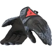 Air-Maze Unisex Black Iron Gate Motorcycle Gloves