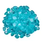100Pcs Reusable Glow In The Dark Pebbles for Outdoor Landscaping (Blue) Hot