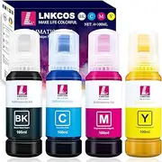 [LNKCOS] 400ML Sublimation Ink for Epson for EcoTank ET-2400 ET-2720 ET-2800 ET-2803 ET-2760 ET-2820 ET-2840 ET-2850 ET-3760 ET-4700 ET-4760 ET-15000 F170 (Autofill/ICC Free)