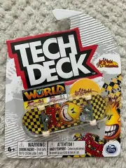 TECH DECK ULTRA RARE RELEASE WORLD INDUSTRIES FINGERBOARD Yellow Checkerboard
