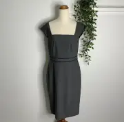 BNWT - WOMENS PENCIL DRESS - GREY - SIZE 12 - PORTMANS