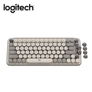 logitech羅技POP Keys無線鍵盤/ 迷霧灰