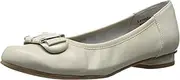 [Walking Cradles] Rose Petals Women's Mila Ballet Flat, Wheat Nappa/Wheat Patent, 11