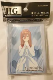 Bushiroad HG Sleeve Vol.3717 Quintessential Quintuplets Miku Nakano Bride Ver.