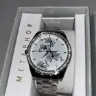 Women's watch by Metaphor for butterflys lovers & rhinestones silver tone