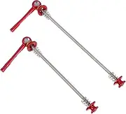 1 Pair Bicycle Quick Release Lever Road Bike Skewers Cycling Accessories Road Bikes Quick Release Skewers Bike Wheel Skewer Hope Rear Hub Biking Accessories Titanium Alloy