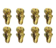 8 solid brass small 2.1/2 Trunk Catch Hasp latch for Suitcase box old Style Lock