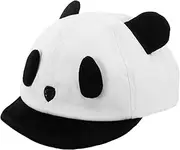 [Holibanna] Cotton Baseball Cap for Boy Girl Cute Panda Lightweight Sun Hat for Boy Girl Breathable Soft Brim Cap for Outdoor Activities