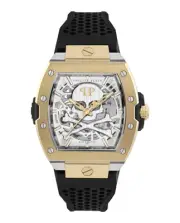 Philipp Plein Mens Two Tone 44mm Strap Fashion Watch