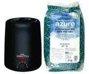 Hi Lift Wax Pro 200 Professional Wax Heater + Mediterranean Azure Hot Wax Beads