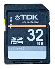 TDK 32GB SDHC Secure Digital Memory Card SD Nintendo 3DS (Preowned)