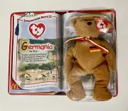 Ty Teenie Beanie Baby Germania The Bear Rare Retired McDonalds 2000 Unopened