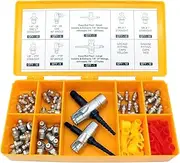 Complete Grease Fitting Kit - SAE and Metric Zerks, Multi-Tools, Fitting caps