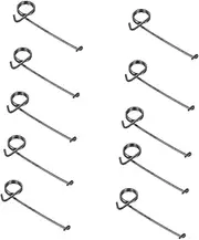 NULYLU Controller Replacement Parts 10pcs Stainless Steel Springs Button Trigger Button Spring for Tape Recorder Metal Rigger